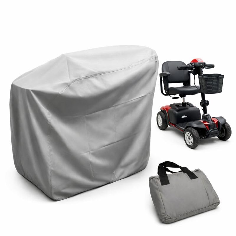 Formosa Covers Heavy Duty Mobility Scooter Cover - Universal Fit Electric Wheelchair Storage Cover with UV Protection - All-Weather Indoor Outdoor Use - 48" L x 22" D x 38" Hâ€ - Image 1